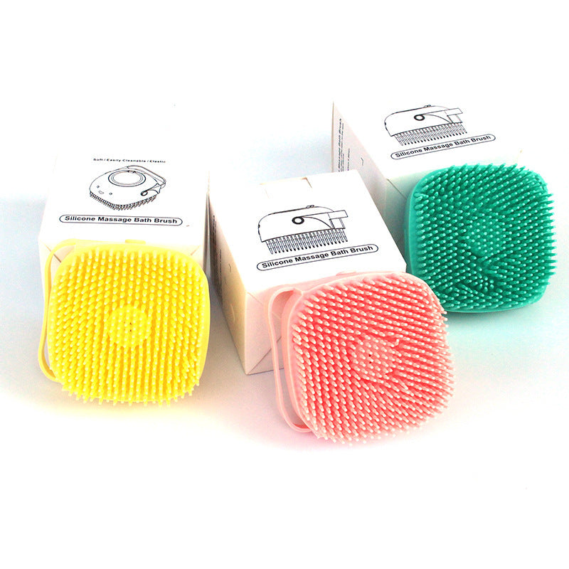 Silicone Bath Brush Gentle Grooming and Massager