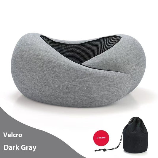 SNAIL TRAVEL NECK PILLOW WITH MEMORY FOAM