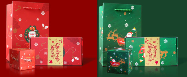 CHRISTMAS POP UP GIFT BAG SET PAPER POP UPS