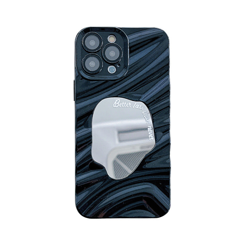 TPU PHONE CASE WITH MIRROR AND ANTI DROP PROTECTION