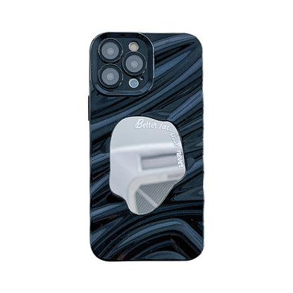 TPU PHONE CASE WITH MIRROR AND ANTI DROP PROTECTION