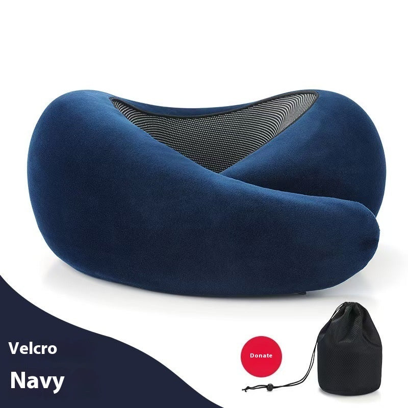 SNAIL TRAVEL NECK PILLOW WITH MEMORY FOAM