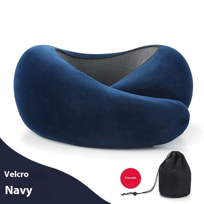 SNAIL TRAVEL NECK PILLOW WITH MEMORY FOAM