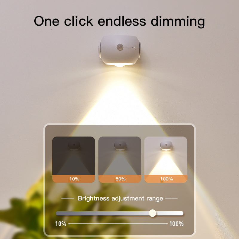 SUNSET EFFECT MOTION LIGHT RECHARGEABLE AND ADJUSTABLE