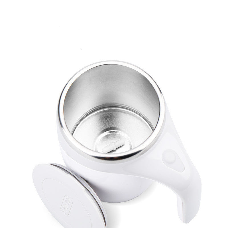 MAGNETIZED SELF STIRRING COFFEE CUP