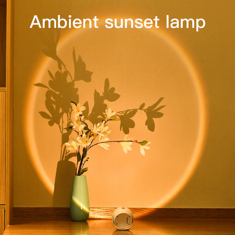 SUNSET EFFECT MOTION LIGHT RECHARGEABLE AND ADJUSTABLE