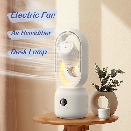 PORTABLE BLADELESS FAN WITH AIR COOLER & HUMIDIFIER