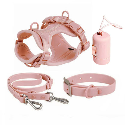 PET COLLAR AND TRACTION ROPE SET DURABLE, COMFORTABLE AND STYLISH