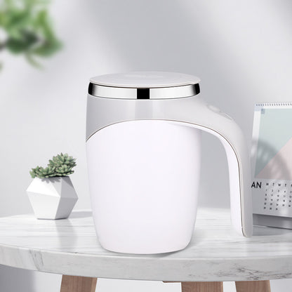 MAGNETIZED SELF STIRRING COFFEE CUP