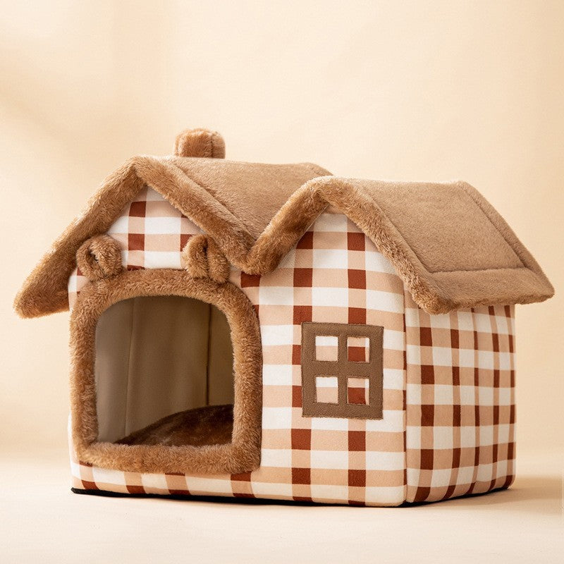 Cozy Paws Plush Pet Pod Cute Patterns & Comfy Designs