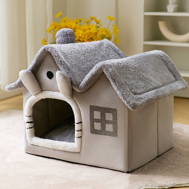 Cozy Paws Plush Pet Pod Cute Patterns & Comfy Designs