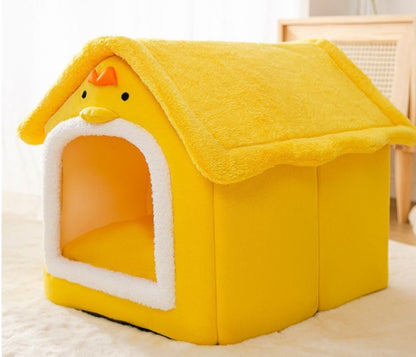 Cozy Paws Plush Pet Pod Cute Patterns & Comfy Designs