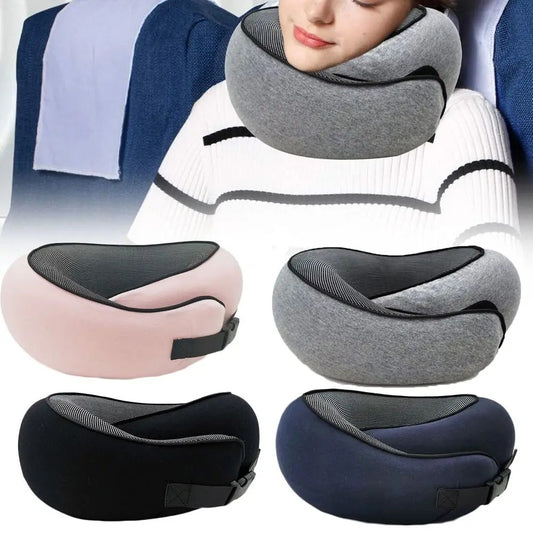 SNAIL TRAVEL NECK PILLOW WITH MEMORY FOAM