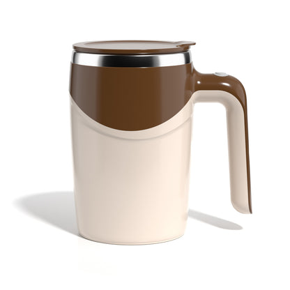 MAGNETIZED SELF STIRRING COFFEE CUP