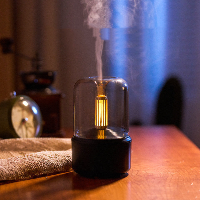 Candle Light Aroma Diffuser Safe & Stylish Aromatherapy Night Light