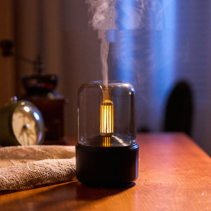 Candle Light Aroma Diffuser Safe & Stylish Aromatherapy Night Light