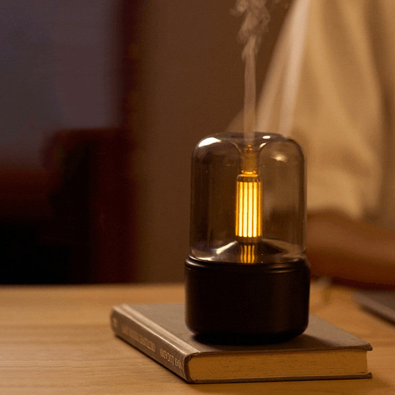 Candle Light Aroma Diffuser Safe & Stylish Aromatherapy Night Light