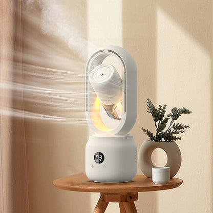 PORTABLE BLADELESS FAN WITH AIR COOLER & HUMIDIFIER