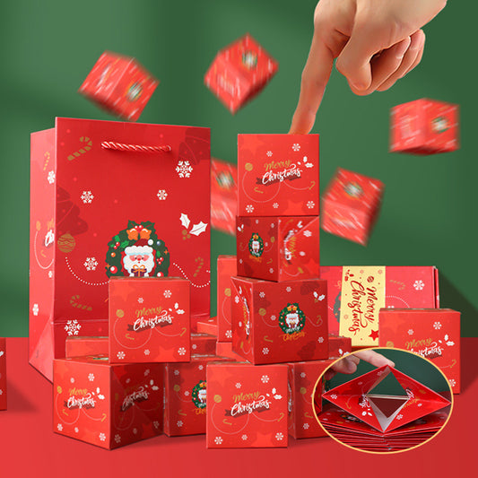 CHRISTMAS POP UP GIFT BAG SET PAPER POP UPS