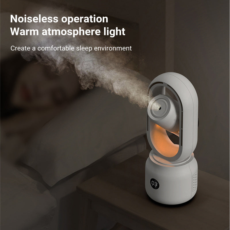 PORTABLE BLADELESS FAN WITH AIR COOLER & HUMIDIFIER