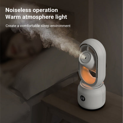 PORTABLE BLADELESS FAN WITH AIR COOLER & HUMIDIFIER