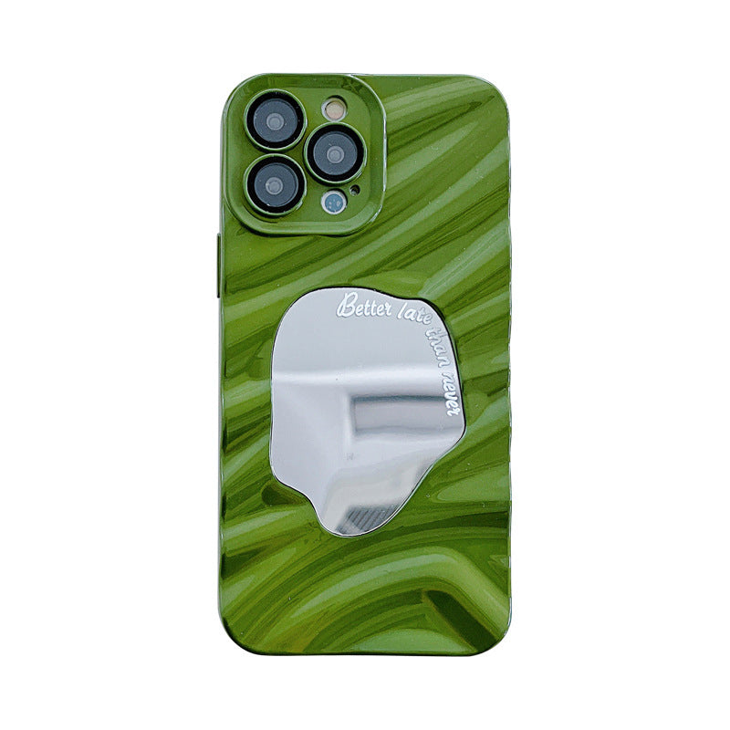 TPU PHONE CASE WITH MIRROR AND ANTI DROP PROTECTION