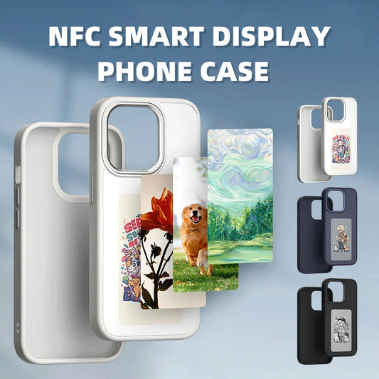 E INK NFC Projection Phone Case Mirror Effect, Two-in-One Design