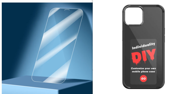 E INK NFC Projection Phone Case Mirror Effect, Two-in-One Design