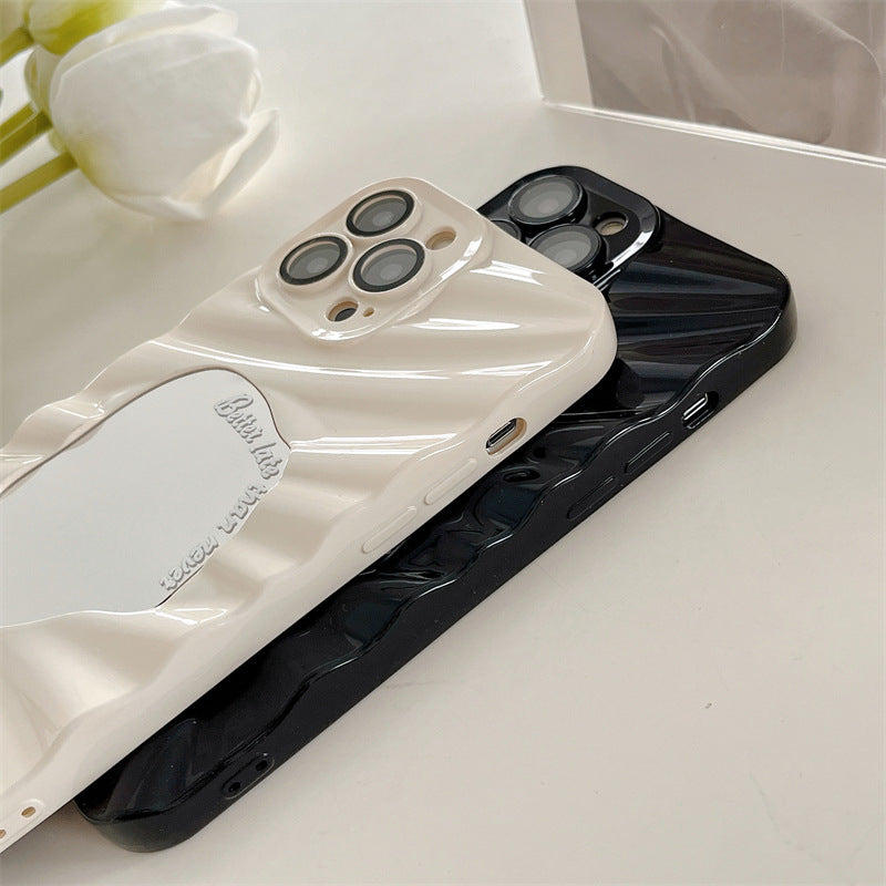 TPU PHONE CASE WITH MIRROR AND ANTI DROP PROTECTION