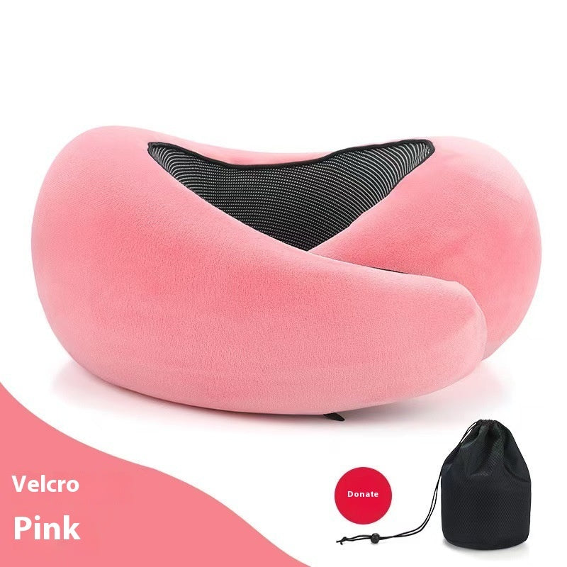 SNAIL TRAVEL NECK PILLOW WITH MEMORY FOAM