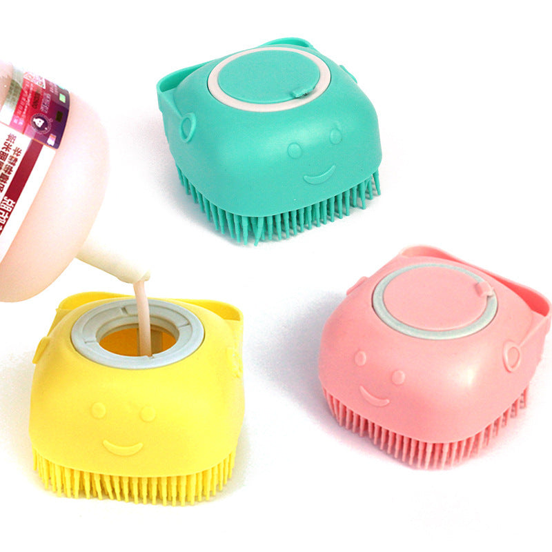 Silicone Bath Brush Gentle Grooming and Massager