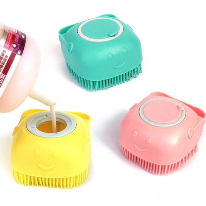 Silicone Bath Brush Gentle Grooming and Massager
