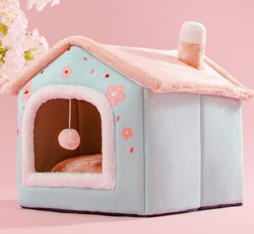 Cozy Paws Plush Pet Pod Cute Patterns & Comfy Designs