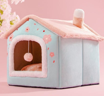 Cozy Paws Plush Pet Pod Cute Patterns & Comfy Designs