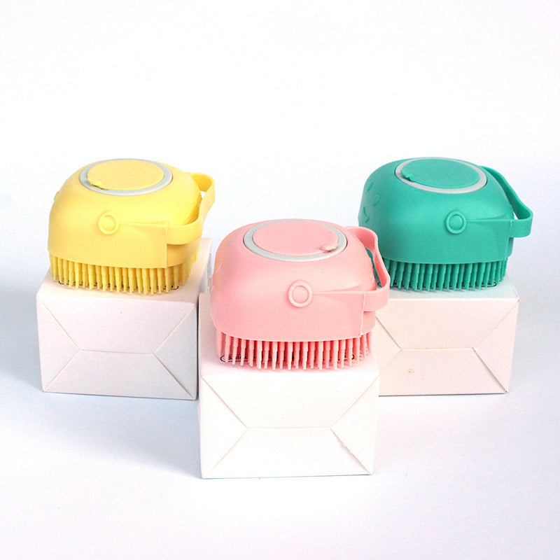 Silicone Bath Brush Gentle Grooming and Massager